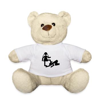 JGA Bride Groom Marriage Game Over Gift - Nounours - blanc - Devant