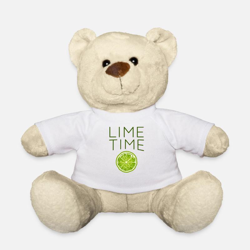 Limette - Teddy - Weiß