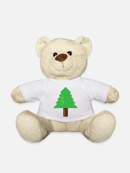 Fir tree - Teddy Bear - white