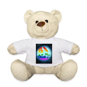Monde Lgbtq - Nounours - blanc - Devant