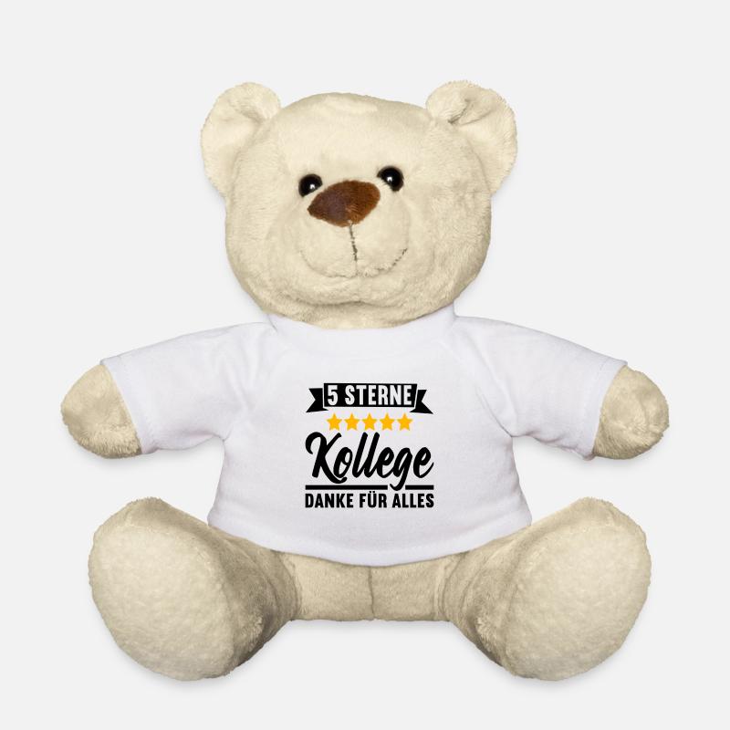 Abschiedsgeschenk Kollegen Jobwechsel - Teddy - Weiß