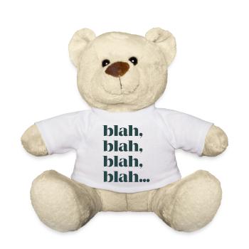 Bla bla bla bla - Teddy - Weiß - Vorne