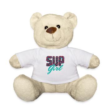 SUP Girl pour les filles et les femmes de Stand Up Paddle - Nounours - blanc - Devant