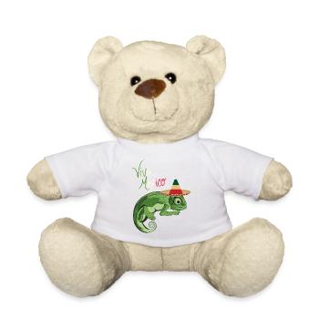 Viva Mexiko Sombrero - Teddy - Weiß - Vorne