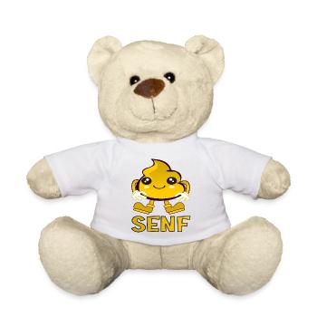 Senf Kawaii - Fastfood Sauce - Grillen - Teddy - Weiß - Vorne
