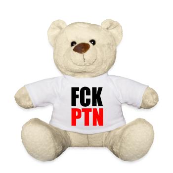 Fck ptn - Nounours - blanc - Devant
