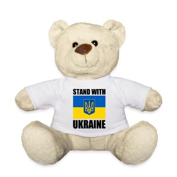 stand with ukraine - Teddy - Weiß - Vorne