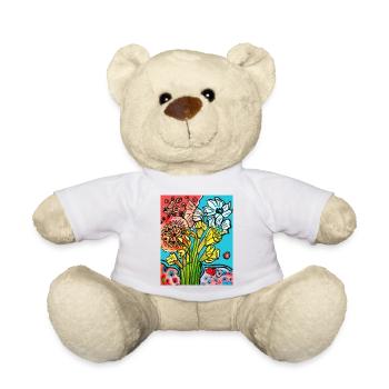 EG Blumen I Osterglocken I Ostern I Aquarell - Teddy - Weiß - Vorne