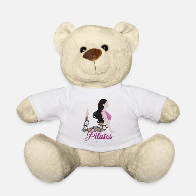 PILATES - Teddy Bear - white