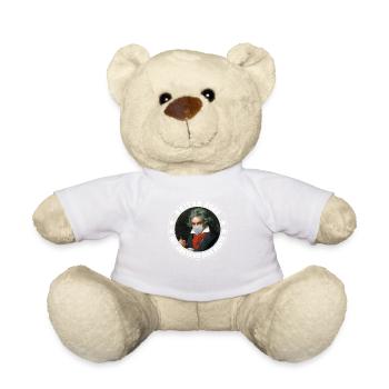 Abitur 2022 Mit Abstand die Besten - Abispruch - Teddy - Weiß - Vorne