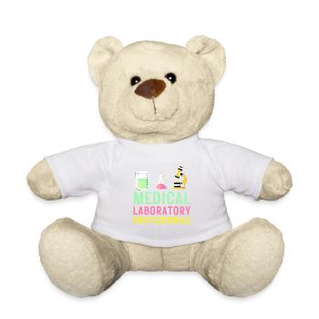 Med Labortechniker Medical Laboratory Professional - Teddy - Weiß - Vorne