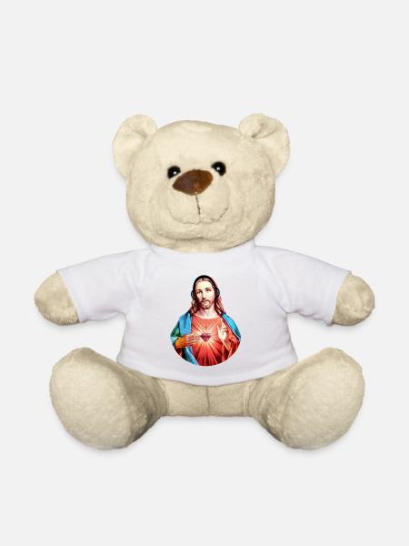 Jezus Christus | Jezus Christus | Luister niet naar muziek - Teddybjørn - hvid