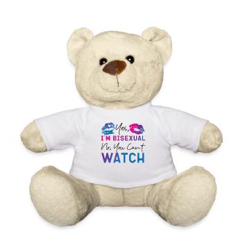 Bisexual Bi Pride Flag Yes, I'M - Teddy - Weiß - Vorne