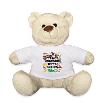 Snake Serpent It'S Not Hoarding If - Teddy Bear - white - Front