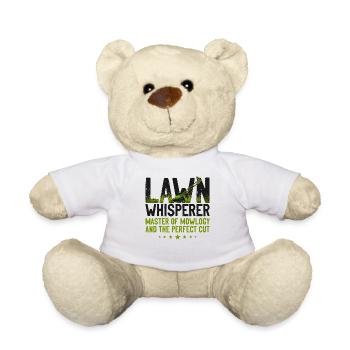 Lawn Mower Mowing Dad Father - Teddy - Weiß - Vorne