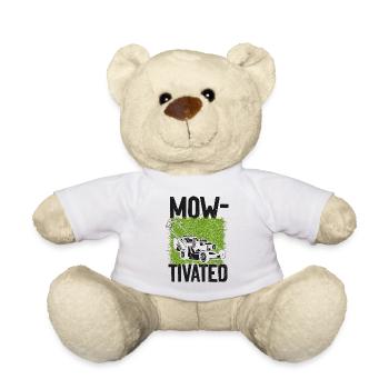 Lawn Mower Mowing Dad Father - Teddy - Weiß - Vorne