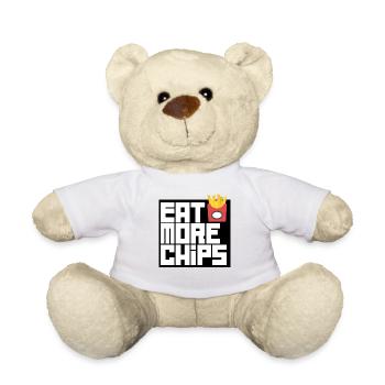 Eat More Chips - Teddy Bear - white - Front
