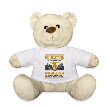 Parkour Free Running Traceur - Teddy Bear - white - Front