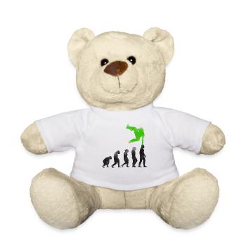 Parkour Free Running Traceur - Teddy Bear - white - Front