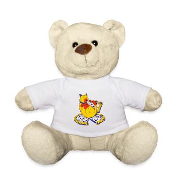 Chat Gourmand - Nounours - blanc - Devant