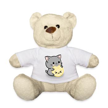 Chat citron - Nounours - blanc - Devant