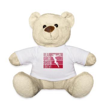 Archery Bow Archer Girl Vintage - Teddy - Weiß - Vorne