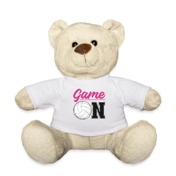 Volleyball Player Team Game On - Teddy Bear - white - Front