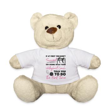 Volleyball Player Team Coach If At - Teddy - Weiß - Vorne