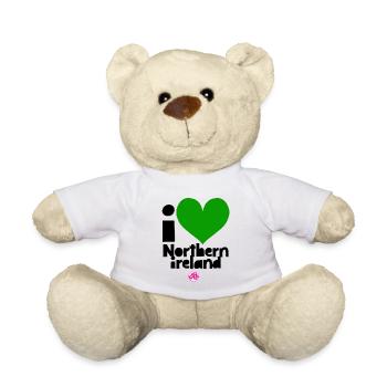 Northern Ireland - Teddy Bear - white - Front