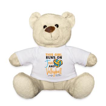 Joueur de volleyball Équipe Cette fille - Nounours - blanc - Devant