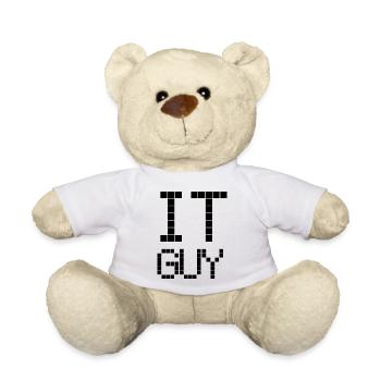 IT GUY | Nerd | | Computers Computer science - Teddy Bear - white - Front