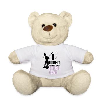 Ich liebe es, wenn sie sich beugt lustige Angel - Teddy - Weiß - Vorne