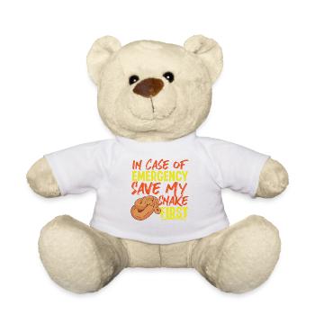 Serpent serpent en cas d’urgence - Nounours - blanc - Devant