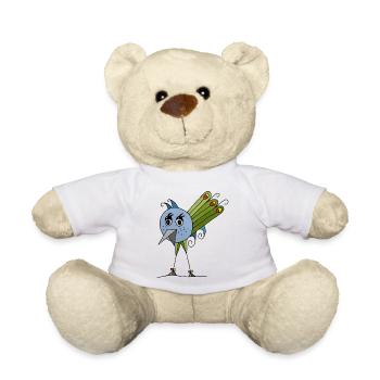 Oiseau - Nounours - blanc - Devant