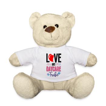 Fournisseur de services de garde d’enfants Enseignant - Nounours - blanc - Devant