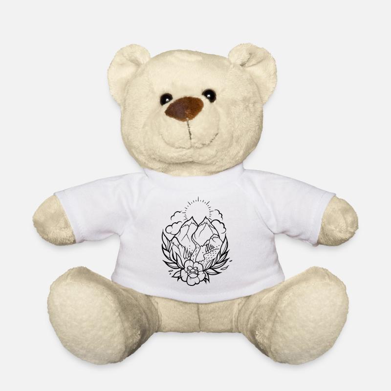 BERGE REISEN TATTOO - Teddy - Weiß