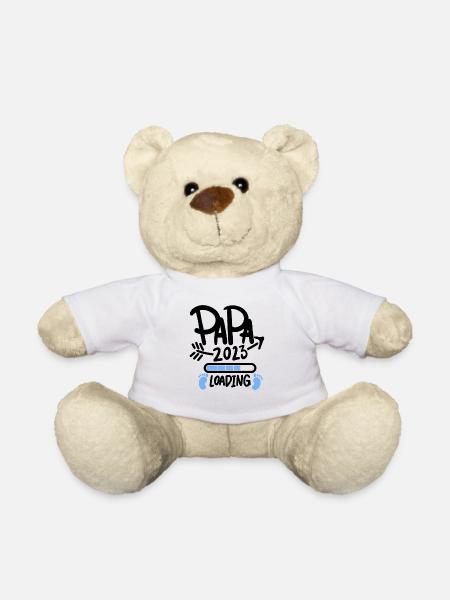 Vater 2023 - Papa 2023 - Papa werden - Teddy - Weiß