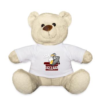 Bar Bussard Comedy Trinken - Teddy - Weiß - Vorne