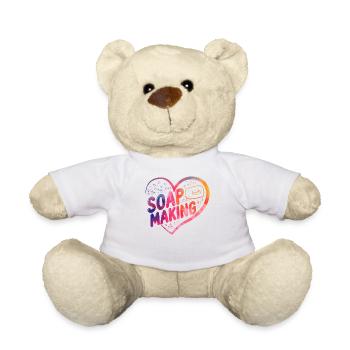 Soap Making Crafting Heart - Teddy - Weiß - Vorne
