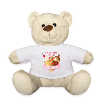 Ice Cream Cone Popsicle I'm Just - Teddy - Weiß - Vorne