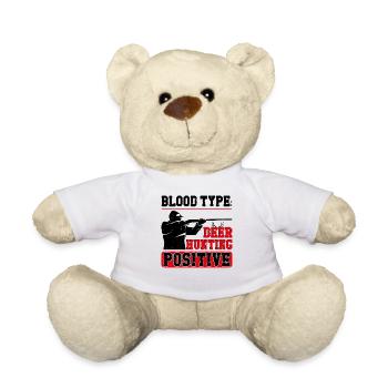 Buck Deer Hunting Hunter Blood - Teddy - Weiß - Vorne