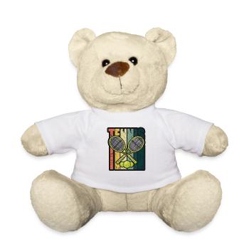 Joueur de tennis présent Tennis Club Coach Sport - Nounours - blanc - Devant