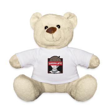Anime Fan Present Japanese Cartoon Cosplay - Teddy Bear - white - Front