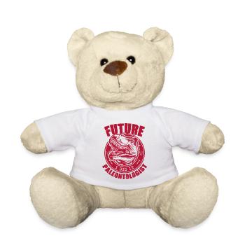 Future Paleontologist Paleontology Dinosaurs Lover - Teddy Bear - white - Front