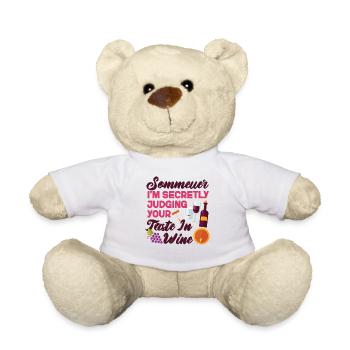 Sommelier Wine Drinking Tasting - Teddy - Weiß - Vorne