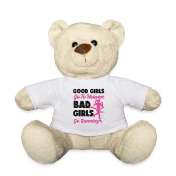 Running Runner Half Marathon Girl - Teddy - Weiß - Vorne