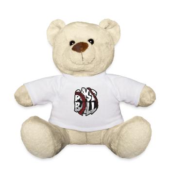Baseball present home run baseball player athlete - Teddy Bear - white - Front