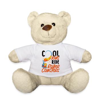 Roller Coaster Cool Kids Ride - Teddy Bear - white - Front