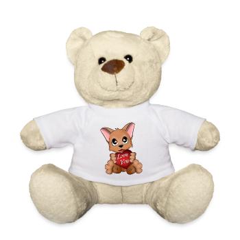 Le chiot t'aime - Nounours - blanc - Devant