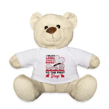 Roller Coaster Heart I Enjoy Long - Teddy - Weiß - Vorne